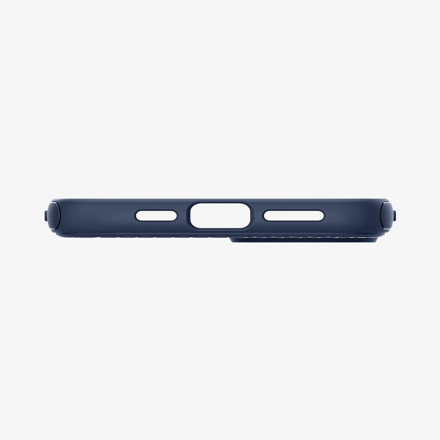 ACS06816 - iPhone 15 Case Mag Armor (MagFit) in navy blue showing the bottom