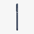 ACS06598 - iPhone 15 Pro Max Case Mag Armor (MagFit) in navy blue showing the side