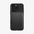 ACS06589 - iPhone 15 Pro Max Case Slim Armor CS in black showing the back