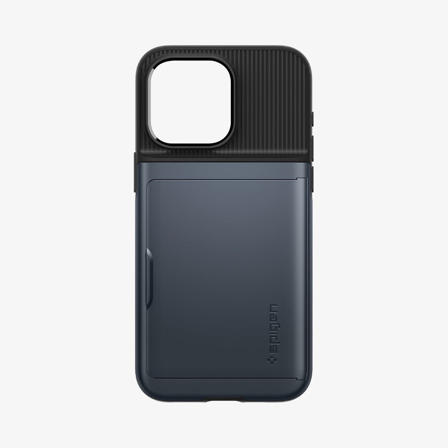 ACS06591 - iPhone 15 Pro Max Case Slim Armor CS in metal slate showing the back