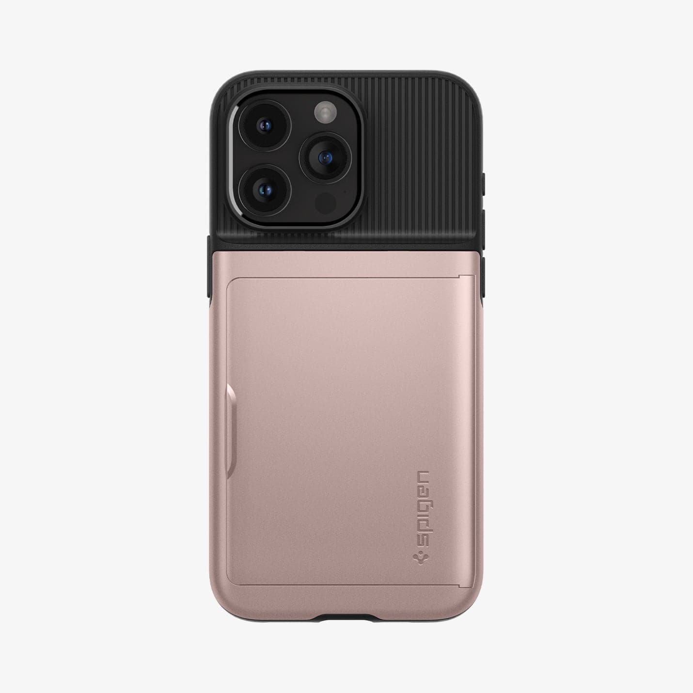 ACS06590 - iPhone 15 Pro Max Case Slim Armor CS in rose gold showing the back