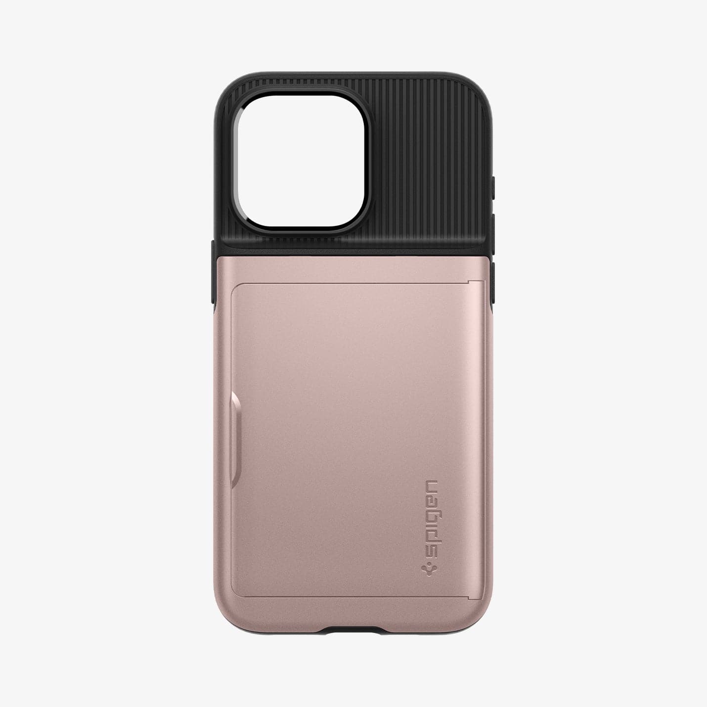 ACS06590 - iPhone 15 Pro Max Case Slim Armor CS in rose gold showing the back