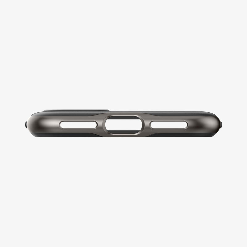 054CS22358 - iPhone 7 Series Neo Hybrid Case in Gunmetal showing the bottom