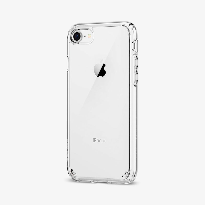042CS20927 - iPhone SE Ultra Hybrid case in clear showing the back