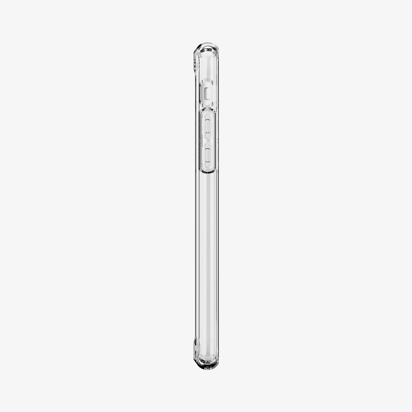 042CS20927 - iPhone SE Ultra Hybrid case in clear showing the side