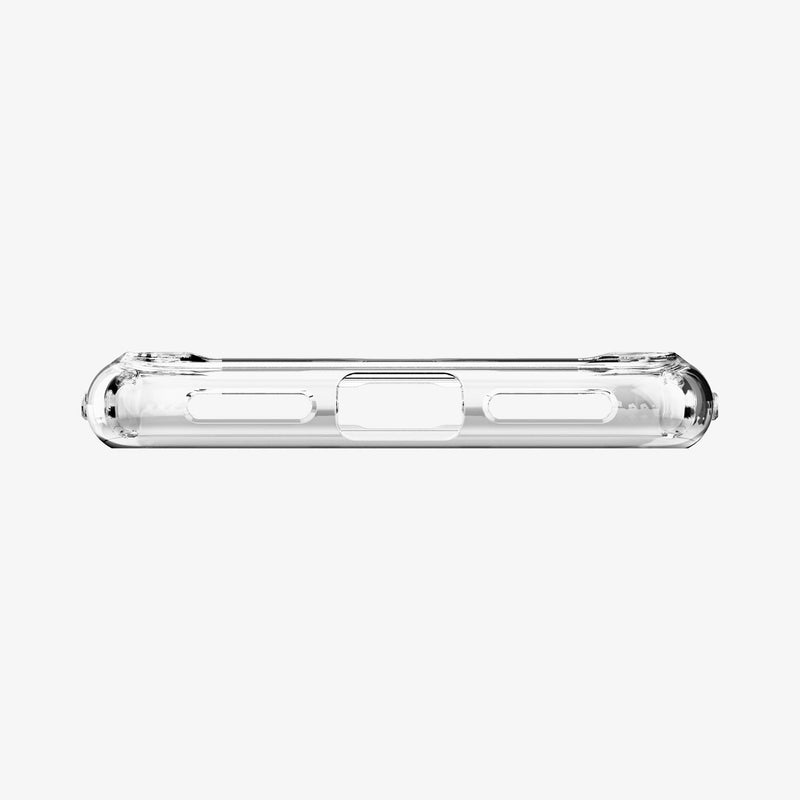 042CS20927 - iPhone SE Ultra Hybrid case in clear showing the bottom