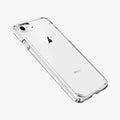 042CS20927 - iPhone 7 Series Ultra Hybrid Case in Crystal Clear showing the back, partial side