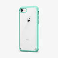042CS20925 - iPhone 7 Series Ultra Hybrid Case in Mint showing the back, partial side