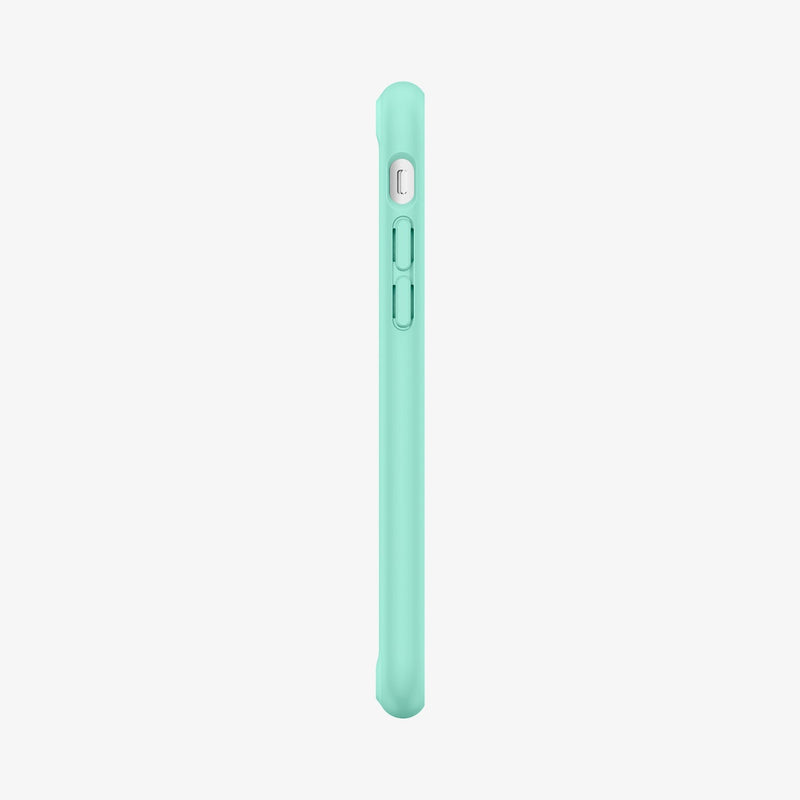 042CS20925 - iPhone SE Ultra Hybrid case in mint showing the side