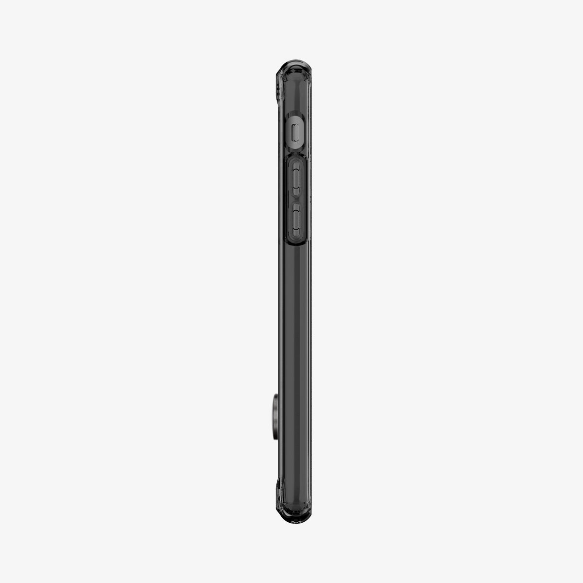 054CS22212 - iPhone SE Ultra Hybrid S case in black showing the side