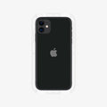064GL25166 - iPhone XR Screen Protector GLAS.tR EZ Fit showing the back with ez fit tray installed onto device