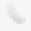 064GL25166 - iPhone 11 Screen Protector GLAS.tR EZ Fit showing the multiple layers of screen protector