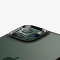077CS27234 - iPhone 11 Pro Case Ultra Hybrid in matte black showing the back zoomed in on camera lens
