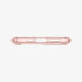 ACS00418 - iPhone 11 Pro Case Ultra Hybrid in rose crystal showing the bottom with precise cutouts