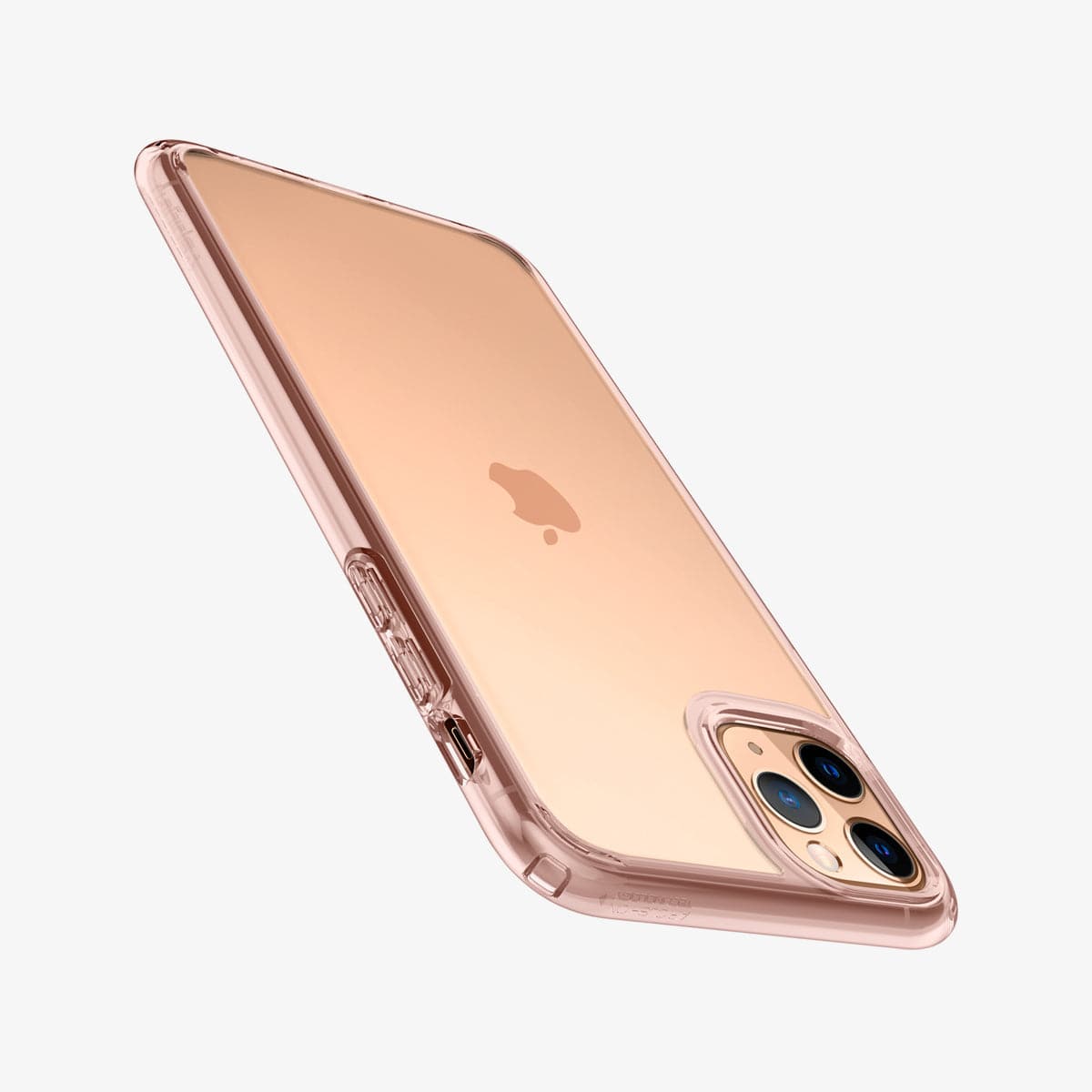 ACS00418 - iPhone 11 Pro Case Ultra Hybrid in rose crystal showing the back, side and top