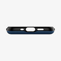 ACS02300 - iPhone 12 Mini Case Slim Armor CS in navy blue showing the bottom with precise cutouts