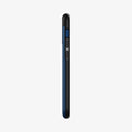 ACS02300 - iPhone 12 Mini Case Slim Armor CS in navy blue showing the side with volume controls
