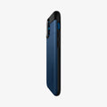 ACS02300 - iPhone 12 Mini Case Slim Armor CS in navy blue showing the side and partial back