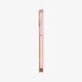 ACS01615 - iPhone 12 Pro Max Case Liquid Crystal Glitter in rose quartz showing the side with volume controls