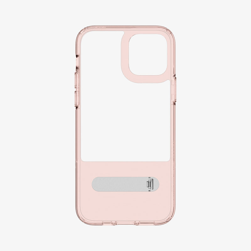 ACS01532 - iPhone 12 / iPhone 12 Pro Case Slim Armor Essential S in rose crystal showing the inside of case