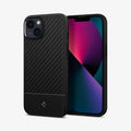 ACS03346 - iPhone 13 Mini Case Core Armor in black showing the back and front