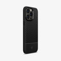 ACS03294 - iPhone 13 Pro Case Core Armor in black showing the back and side