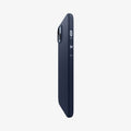 ACS05066 - iPhone 14 Case Mag Armor (MagFit) in navy blue showing the side and partial back