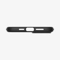 ACS04918 - iPhone 14 Plus Case Mag Armor (MagFit) in matte black showing the bottom with precise cutouts