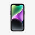 ACS04923 - iPhone 14 Plus Case Optik Armor (MagFit) in black showing the front