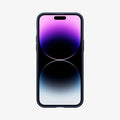 ACS04990 - iPhone 14 Pro Case Mag Armor (MagFit) in navy blue showing the front