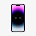 ACS05588 - iPhone 14 Pro Case Mag Armor (MagFit) in deep purple showing the front
