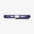 ACS05588 - iPhone 14 Pro Case Mag Armor (MagFit) in deep purple showing the bottom with precise cutouts