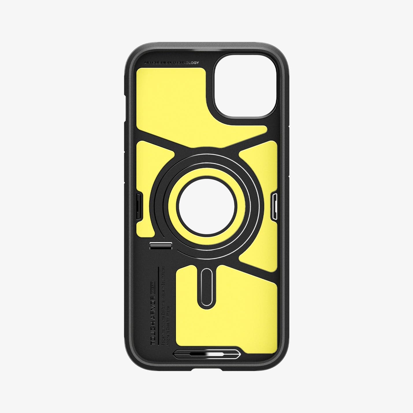 ACS06669 - iPhone 15 Plus Case Tough Armor (MagFit) in black showing the inside of case