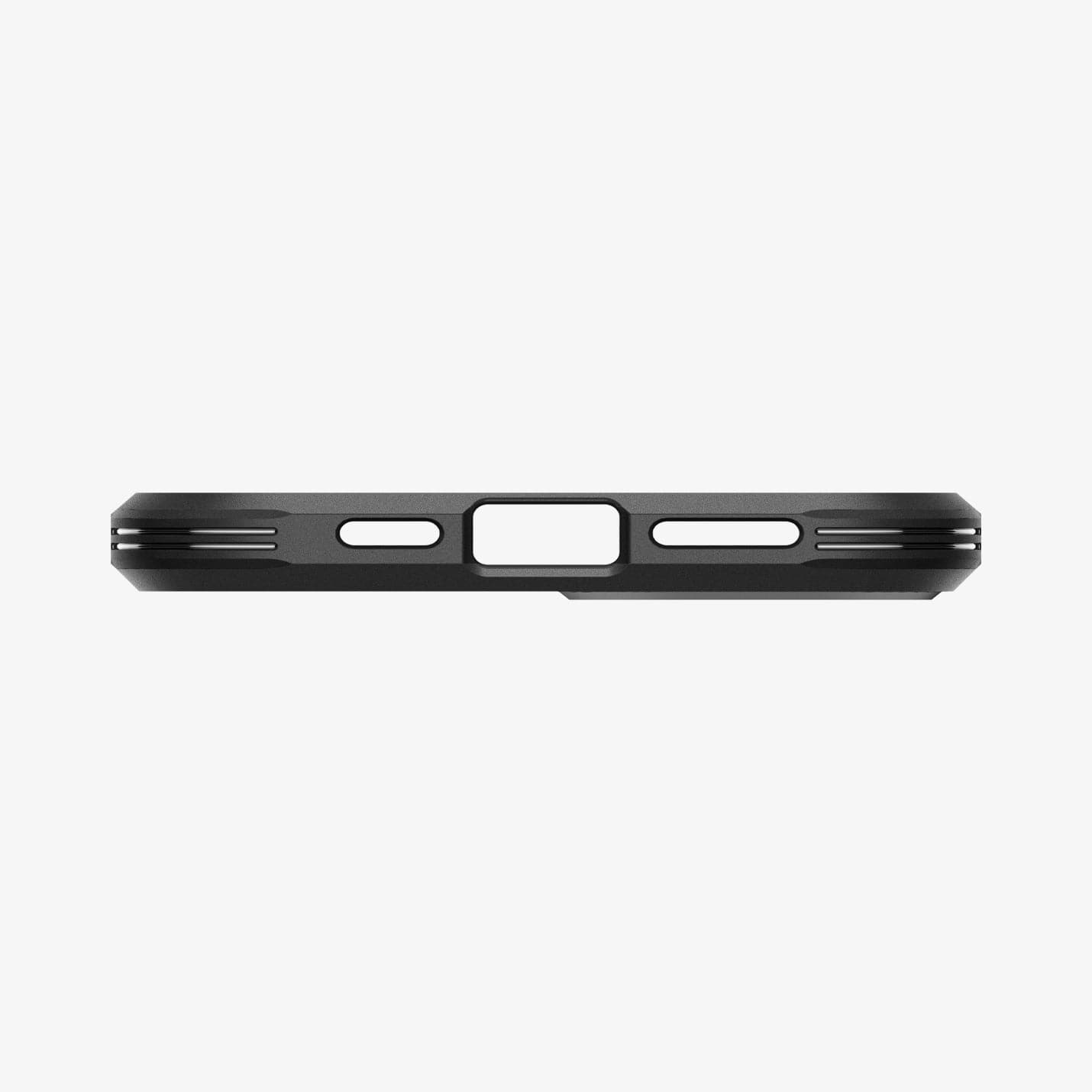 ACS06669 - iPhone 15 Plus Case Tough Armor (MagFit) in black showing the bottom