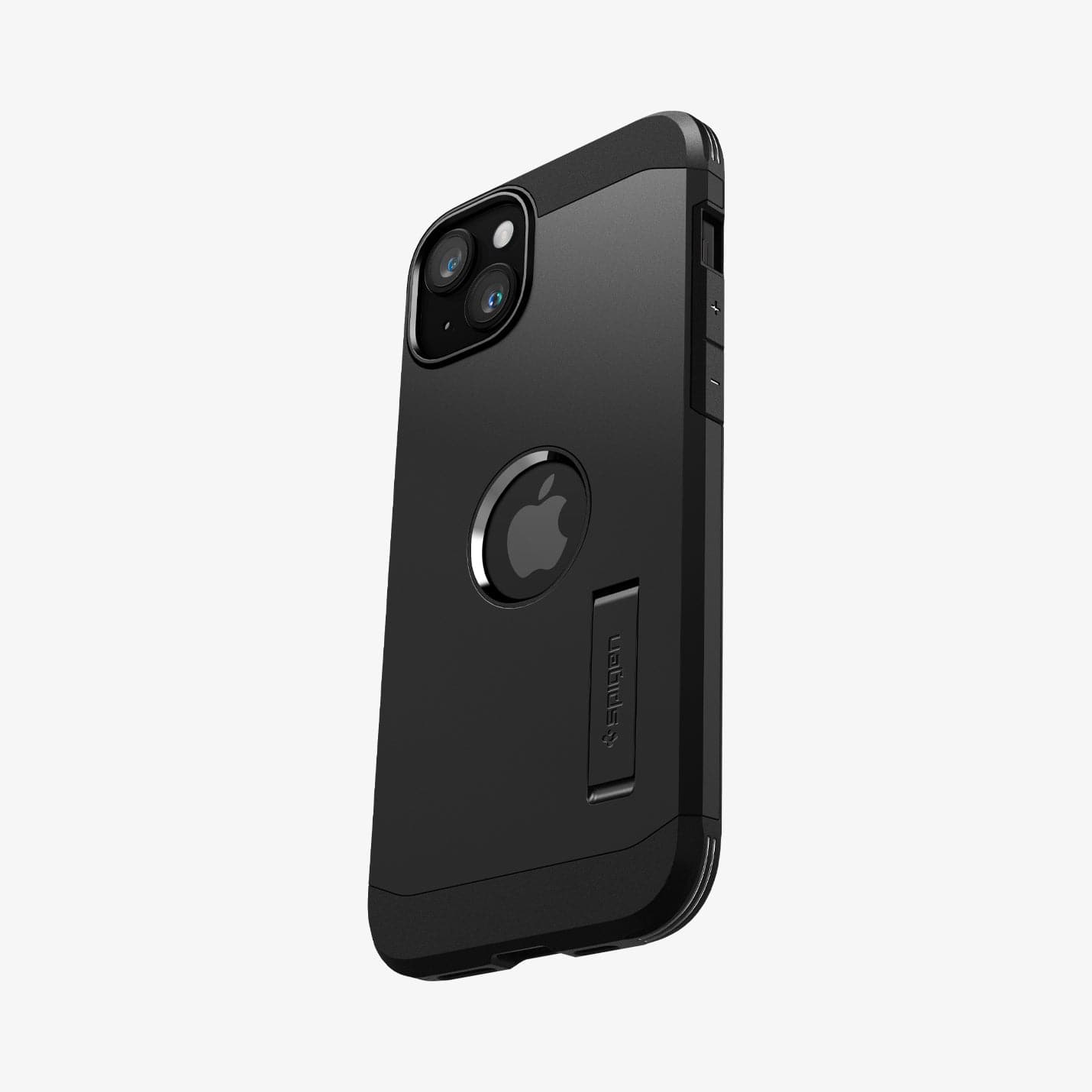 ACS06669 - iPhone 15 Plus Case Tough Armor (MagFit) in black showing the back and partial side