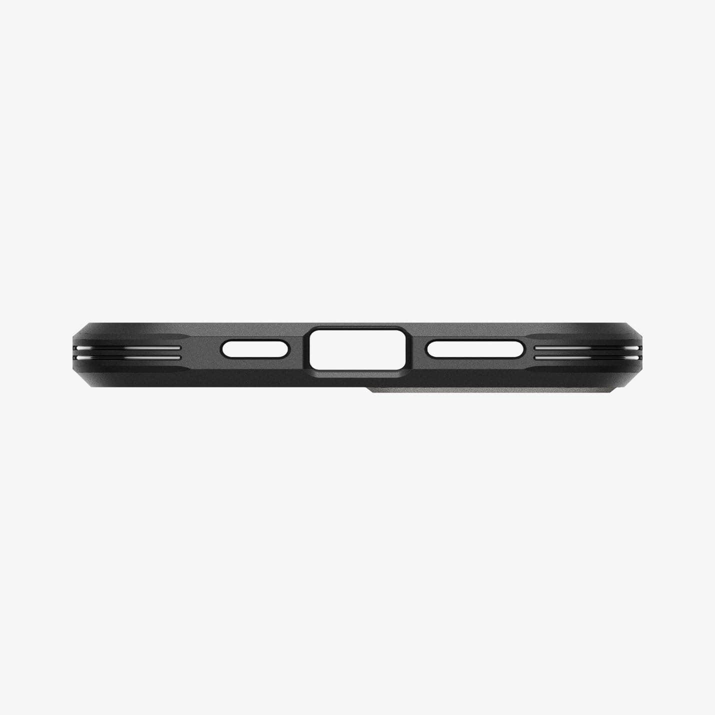 ACS06668 - iPhone 15 Plus Case Tough Armor (MagFit) in gunmetal showing the bottom