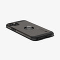 ACS06668 - iPhone 15 Plus Case Tough Armor (MagFit) in gunmetal showing the back, side and bottom