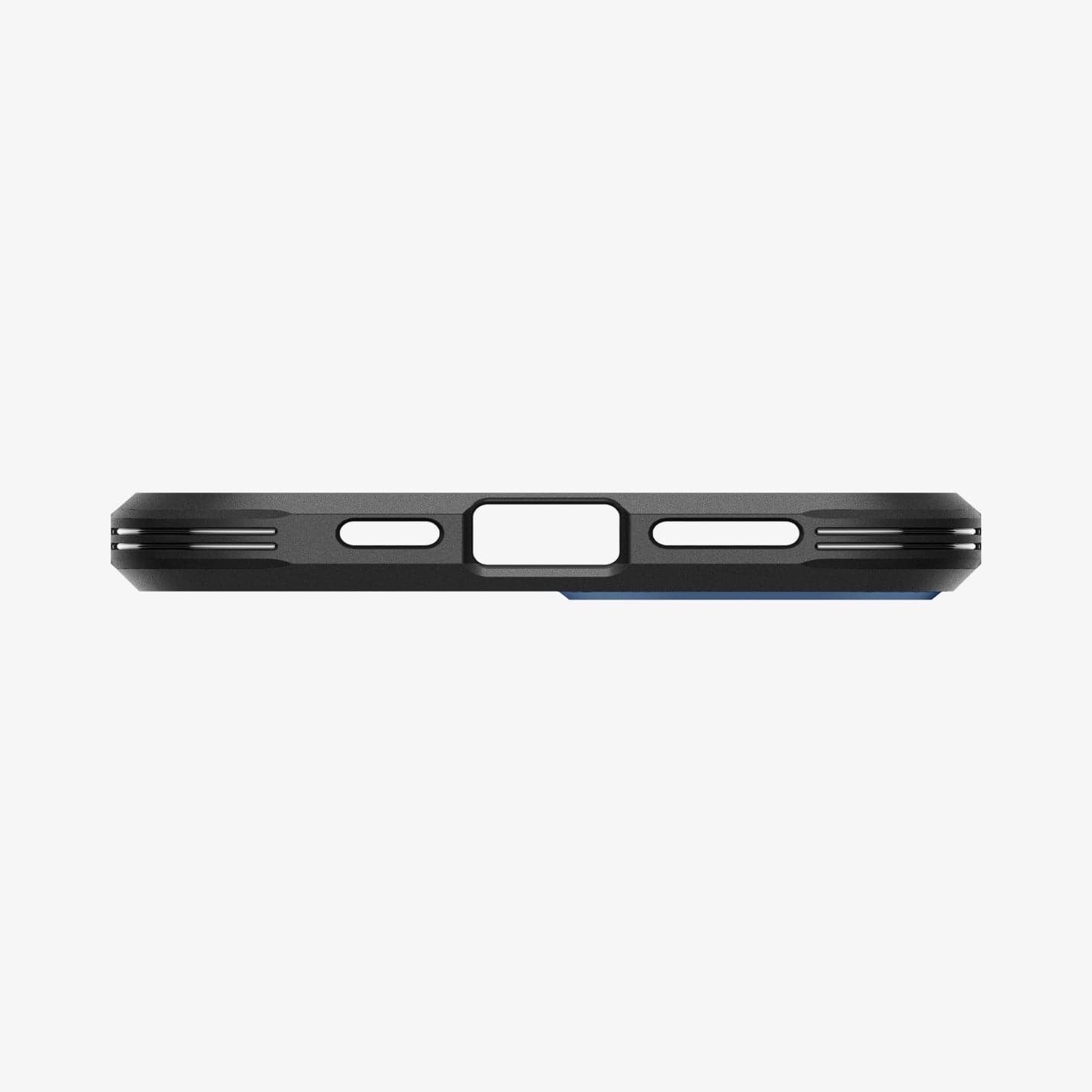 ACS06670 - iPhone 15 Plus Case Tough Armor (MagFit) in navy blue showing the bottom