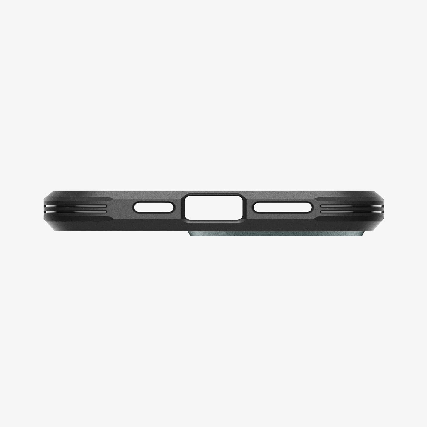  ACS06735 - iPhone 15 Pro Case Tough Armor (MagFit) in abyss green showing the bottom