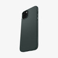 ACS06792 - iPhone 15 Case Liquid Air in abyss green showing the back, side and bottom