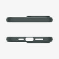 ACS06706 - iPhone 15 Pro Case Liquid Air in abyss green showing the top and bottom