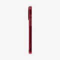 ACS07057 - iPhone 15 Pro Case Ultra Hybrid (MagFit) in frost deep red showing the side with volume controls