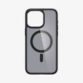ACS06720 - iPhone 15 Pro Case Ultra Hybrid (MagFit) in frost black showing the inside of case