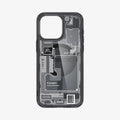 ACS06721 - iPhone 15 Pro Case Ultra Hybrid Zero One showing the back