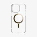 ACS06579 - iPhone 15 Pro Max Case Ultra Hybrid (MagFit) in gold showing the inside of case
