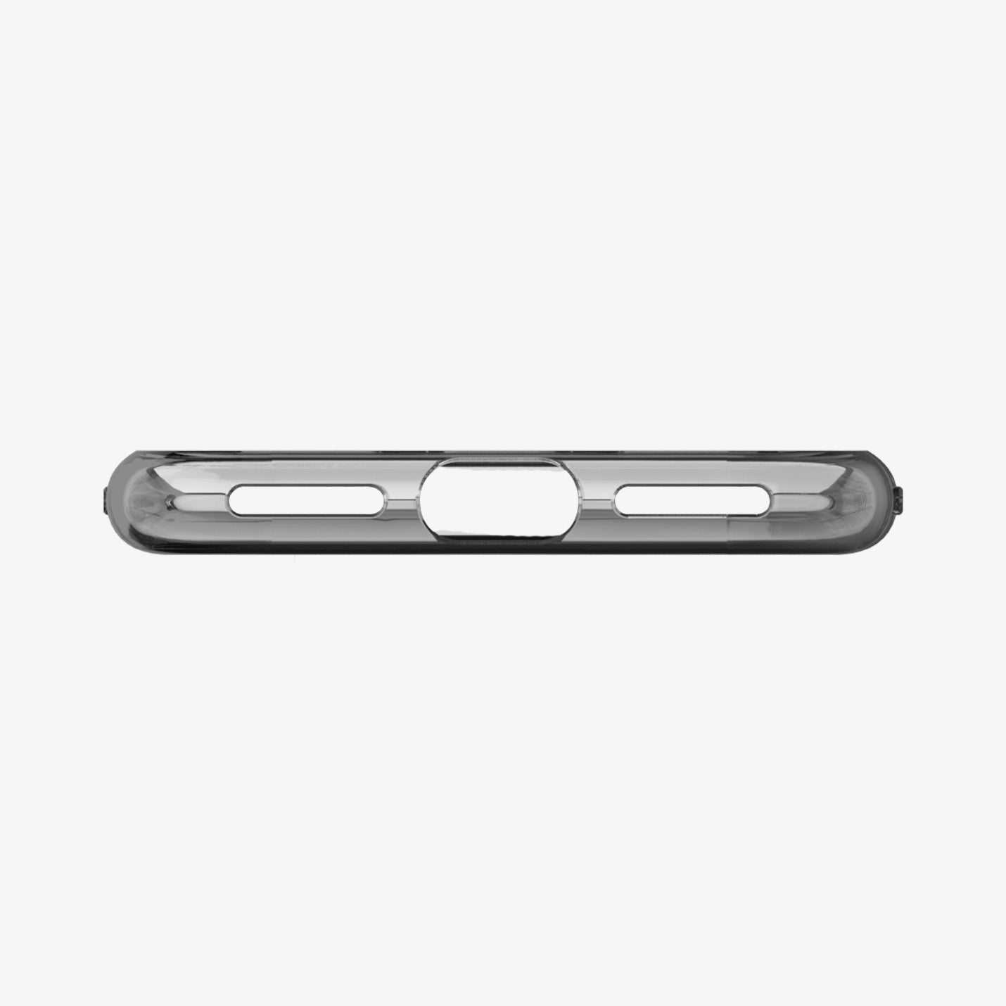 ACS00942 - iPhone SE Liquid Crystal case in clear showing the bottom
