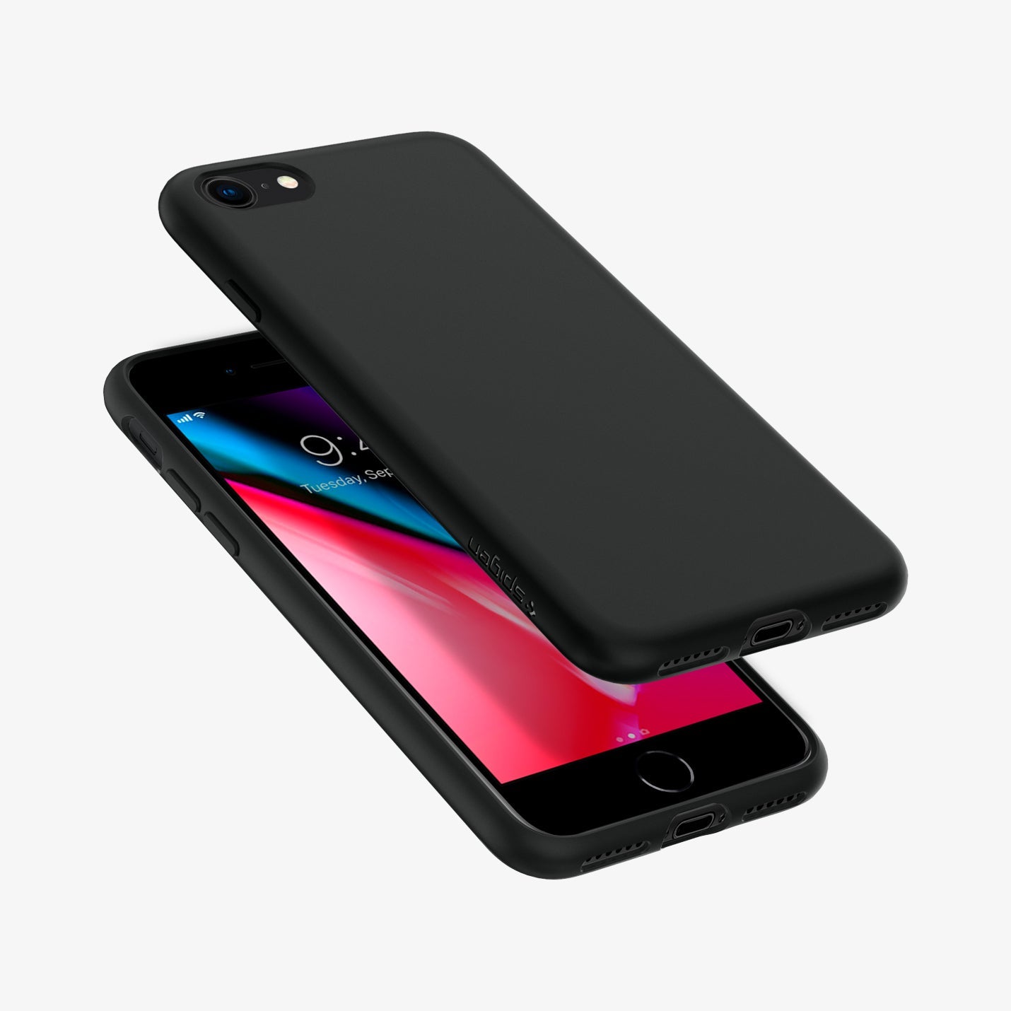 Spigen Liquid Crystal Back Cover Case Compatible with iPhone SE