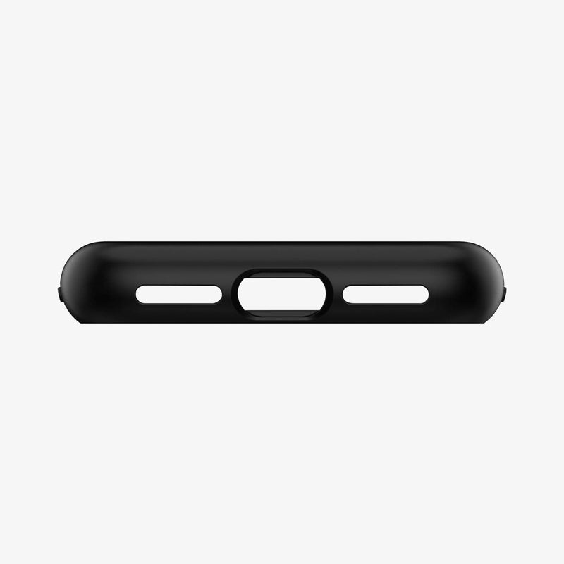 042CS20455 - iPhone 7 Series Slim Armor CS Case in Black showing the bottom