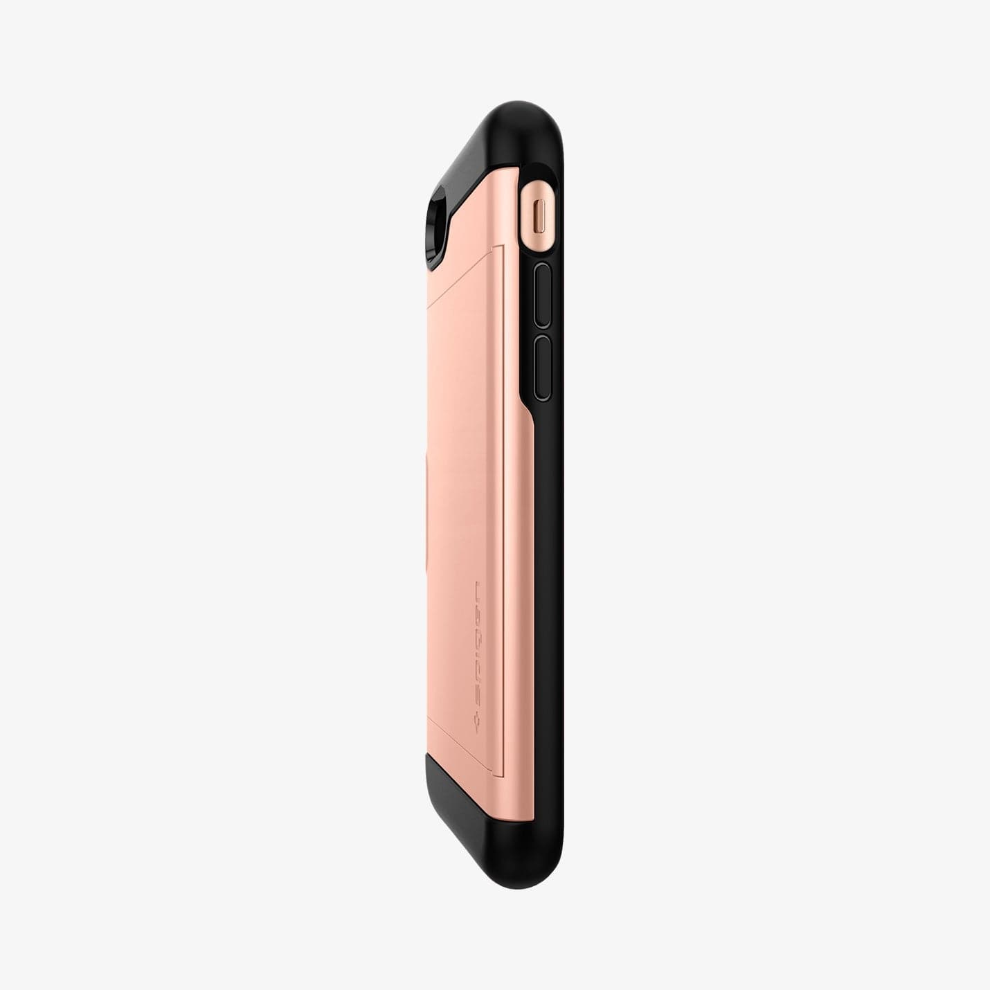 054CS22570 - iPhone 7 Series Slim Armor CS Case in Blush Gold showing the back and side