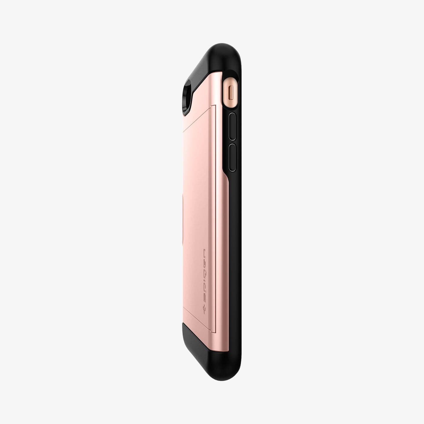 042CS20454 - iPhone 7 Series Slim Armor CS Case in Rose Gold showing the back and side